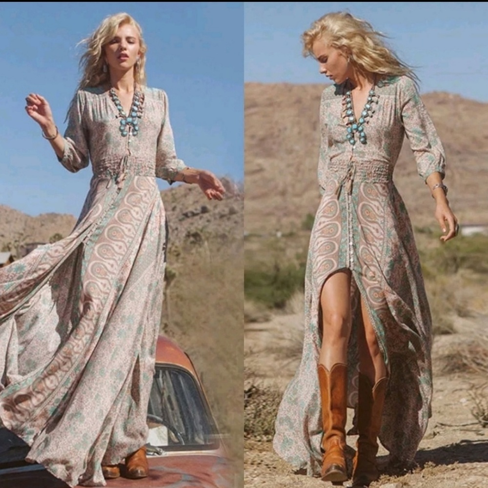 Chiffon Boho Women's  ,Sundress - Picture 2 of 6